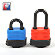 30 40 50 60 mm waterproof color plastic coated pad locks color plastic waterproof plastic painted cover padlock